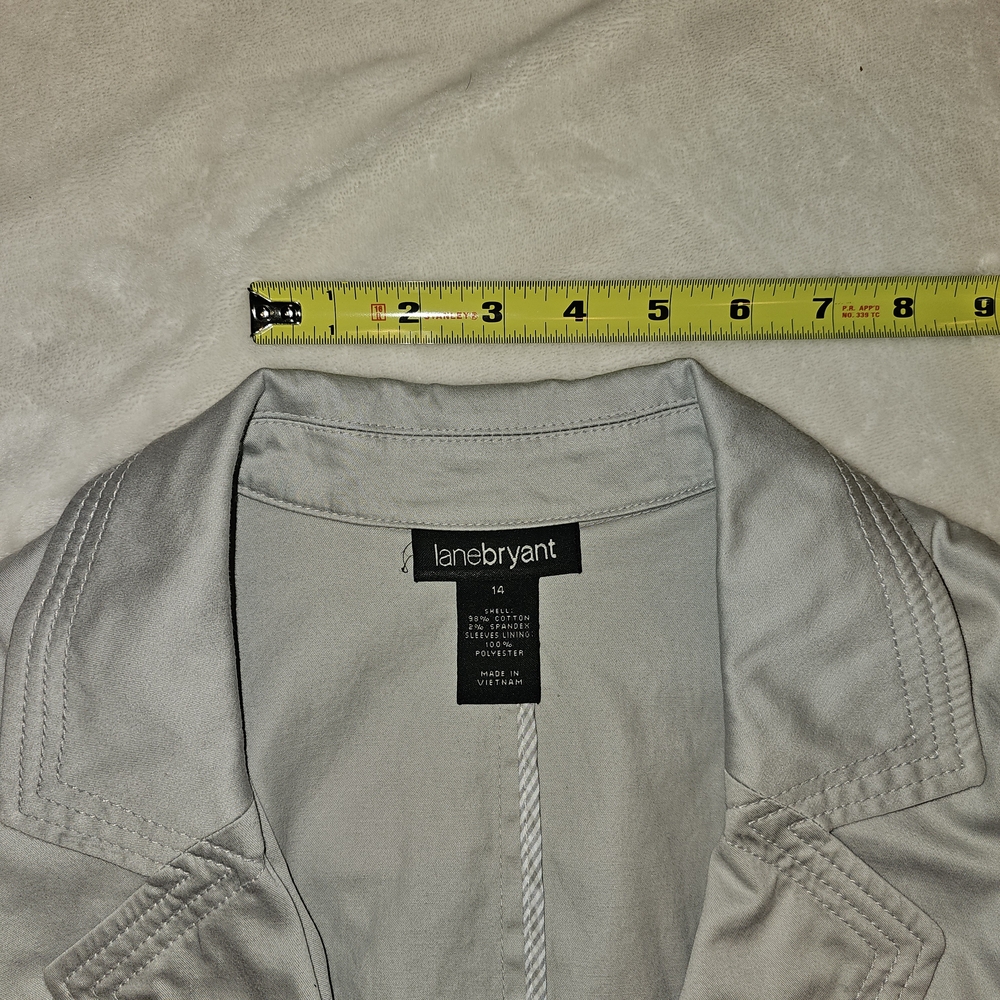 Lane‎ Bryant Women's Gray Jacket - Picture 14 of 14
